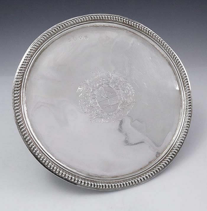 antique silver English tazza Queen Anne London 1705